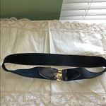 Elegant Vintage Black and Gold Women's stretchy elastic Belt Photo 7