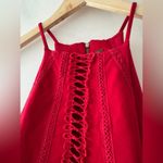 Free People  High Neck Adorable Crochet Crop Top Photo 1