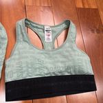 Gymshark  Vision 3 pieces Long Sleeve Crop Top sports Bra and leggings size M Photo 2