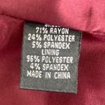 Adrianna Papell  Purple Metallic Pleated V-neck Sleeveless Satin Sheath Dress 2P Photo 7