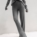 Splendid Georgie Cashblend Rib Long Pant NWT L Photo 1