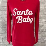 Isabel Maternity  Santa Baby Long Sleeve Tee Photo 0