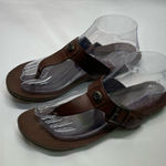 BLOWFISH MALIBU SIZE 8 BROWN LEATHER SANDALS PREOWNED‎ Photo 0