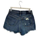 Abercrombie & Fitch Abercrombie Mom Short Mid Rise Curve Love Size 24 Distressed Denim Shorts Photo 1