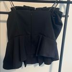 Anna Grace  Black Strapless Blouse Photo 1