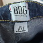 Urban Outfitters  BDG Dark Wash High Rise Straight Leg Jeans 27 Photo 2