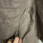 Orvis Orvin 100% Linen Womens Lightweight Jacket Blazer Top Brown Size 8 Button Photo 3