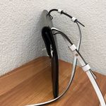 Ralph Lauren LAUREN Davenport Leather Black & White Flat Envelope Crossbody Bag Photo 5