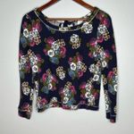 Anthropologie  Saturday Sunday navy floral back tie bow opening size small Photo 7