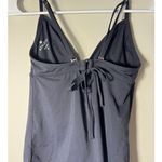 Athleta  Women's Black Twist Up Tankini Top Size Small Photo 3