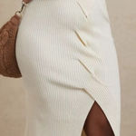 Anthropologie x Maeve Skirt Desiree Sweater Stretch Knit Cream Women’s 1X Photo 0