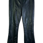 Wild Fable Faux Leather Flare Pants Women's M Black Stretchy Photo 0