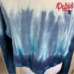 New England Patriots FOCO Dip Dye Crop Pullover Hoodie NWT Photo 2