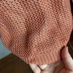 Northern Isles vintage linen ramie open knit chunky sweater in terracotta size M Size M Photo 7