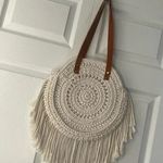 Anthropologie  Round Macrame Tote Crochet Purse BOHO VIBES ☀️☀️ Photo 8