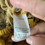 Bleuh Ciel  Off the shoulder floral crop top yellow bell sleeve size M boho Photo 4