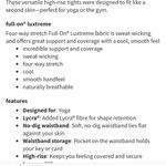 Lululemon  Wunder Under HR Tight 28” Full on luxtreme manifesto size 6 in red Photo 3