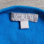J.Crew  Blue Crew Neck Button Front Cardigan Lightweight Sweater Women's Size M Photo 2