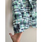 Talbots Blazer Women's 8 Petite Seersucker Madras Plaid Patchwork Lined Preppy Photo 7