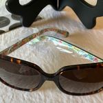 Kate Spade : Wilhelmina Brown Tortoise Sunglasses- Floral Photo 9