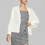 Wild Fable NWT Ivory White Cream Open Knit Front Cardigan Shrug New Photo 0