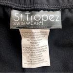St. Tropez  Swimwear Shorts Women 18W Black Lightweight Nylon Stretch Beach Summer Photo 9