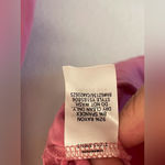 Guess Y2K Vintage Pink Zip Up Hoodie with Rhinestones Silky Pockets Size S Photo 8