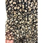 Who What Wear Womens Black Floral Tiered Dress Size XS Adjustable Straps Photo 1