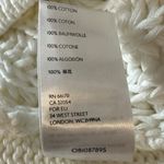 Free People Chunky Knit Sweetheart Mock Neck Sweater in Ivory White Large NWT Photo 12