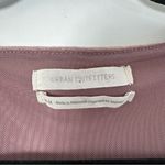 Urban Outfitters  Goldmine Velvet Surplice Romper Blush Mauve Size M Photo 4