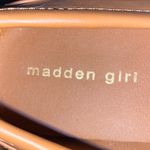Madden Girl WO size 11 Caramel Faux Leather Slip On Loafers EUC clean Photo 1