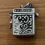 Source Unknown Sterling Silver 925 Prayer Box Pendant Charm Signed Vintage Ornate Photo 8