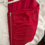 SheIn Red Corset Top Photo 7