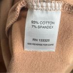 Outlaw strapless mocha graphic cotton crop top size large NWT Photo 5