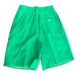 Vintage 80s 90s JH Collectibles Kelly Green Linen High Waist Shorts 8 28” Waist Photo 1