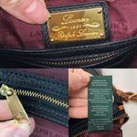 Lauren by Ralph Lauren "Asher" Hobo Black Tumbled Leather Shoulder Bag Photo 11