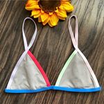 Tavik swim TAVIK JETT ColorBlocked Sand Bikini Top MEDIUM  Photo 5