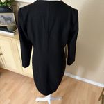 POMANDER PLACE NEW Black Tweed Retro Winslet Green Button Mini Dress Size Medium Photo 7