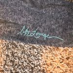 BKE Lounge Womens‎ Gray Blue Purple Chevron Knit Long Sleeve Pullover Top Photo 1