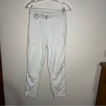 Athleta  Trekkie Belted Birch Grey Hike Ripstop Outdoor Nylon Blend Pants Photo 3