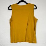 Bryn Walker  Yellow Tank Top Womens L Lagenlook Classic Closet Staple Minimalist Photo 4