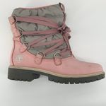 Timberland  Pink and Grey Snow Boots Size 5-6 Photo 1