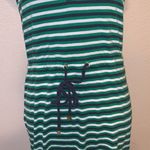 Jones New York  Sport green striped midi dress Photo 3