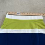 English Factory  Green Blue White Striped Mini Skirt Size Small Photo 6