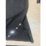 JM Collection  Low V Tunic Sweater Gray Sz M NWT Photo 4