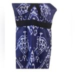 Phoebe Couture  size 6 Halter Neck Ikat dress blue $99 Photo 2