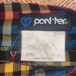 Vintage ILGWU Rainbow Drop Waist Wool Plaid Pleated Midi Skirt S/M Red Size M Photo 10