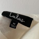 Lulus Lulu’s Take Me to Brunch Dress M Womens Lace Shift Scalloped Round Neck Photo 5