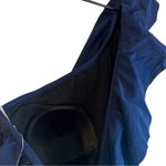 Profile‎ By Gottex Tutti Frutti Ruffle 6 One Shoulder Navy One Piece Swimsuit Blue Photo 4