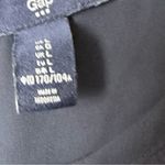 Gap Women's Navy Flowy Open Back Mesh Crew Neck Sleeveless Blouse Sz L Photo 7